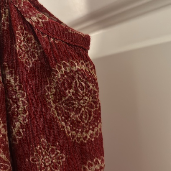 Brandy Melville dark red slip dress SZ small medium made in Italy boho chic - Picture 5 of 16